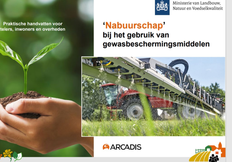 Handreiking Nabuurschap gewasbescherming is klap in gezicht omwonenden